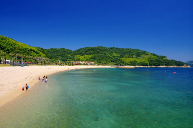 観光情報：片添ヶ浜海水浴場2